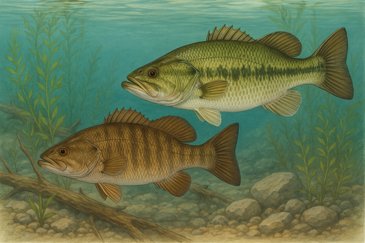 Bass Bonanza: Largemouth vs. Smallmouth in the River